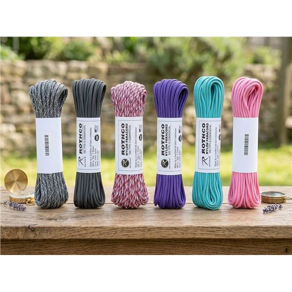 6 Rothco Paracord Bundles