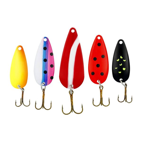 Lot of 4 Packs of Eagle Claw Fishing Spoons