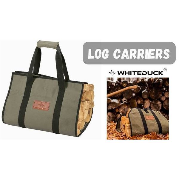 White Duck Tuff Log Carrier
