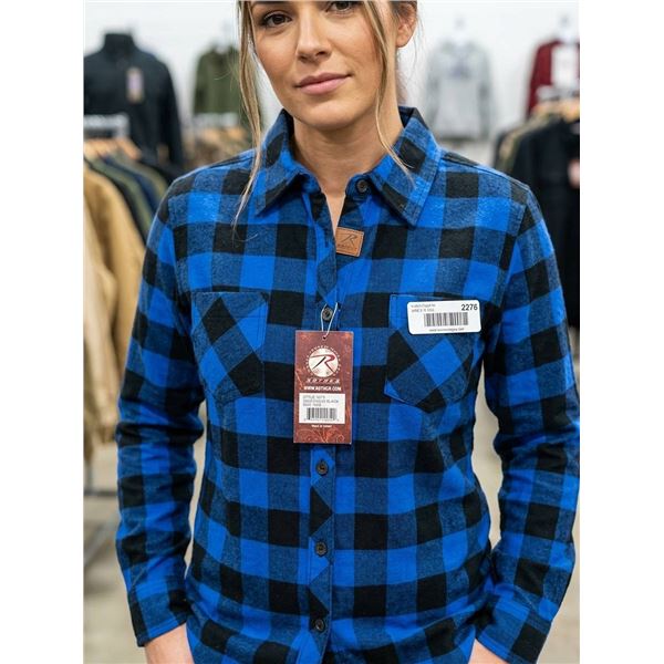 2 Rothco Blue/Black Shirts, Medium