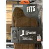Image 3 : Two Pairs FITS Boot Socks Small Size