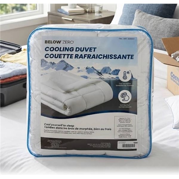 Below Zero Cooling Duvet 90x98 in