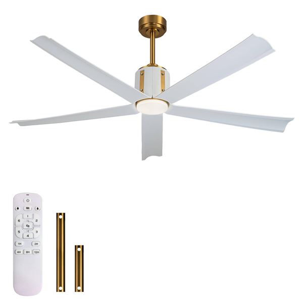 Ceiling Fan with Light, 60 Inch, Model FTL-CF