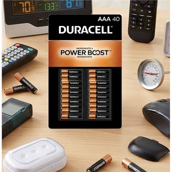 Duracell AAA Batteries 40-Pack