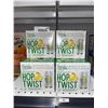 Image 2 : Lot of 6 Boxes - Partake Hop Twist Sparkling Hop Water, Each box contains 4 x 355mL