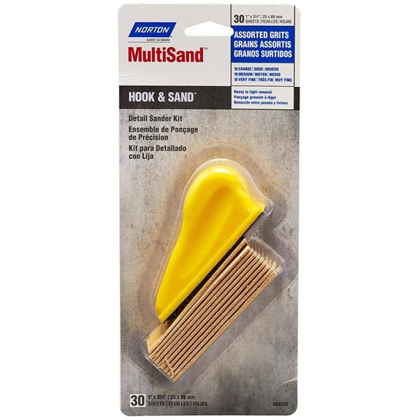 Lot of 5 - 30 Sheet Norton MultiSand Detail Sander Kits