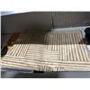 Image 3 : Riviera Beige and White Waashable Area Rug 5'x7'