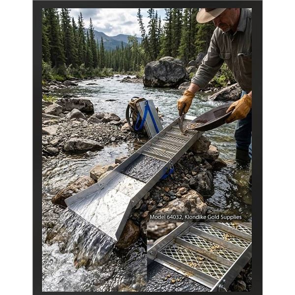 Highbanker Supply Folding Aluminum Sluice Box