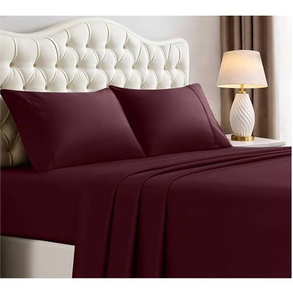 Comfy Bamboo World 4-Piece King Sheet Set