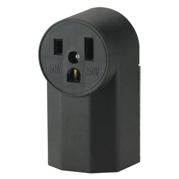 Eaton 1252 Power Outlet, Black, 10 Pack