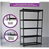 Image 1 : Co-Op Gold 5-Tier Metal Shelf, 36x18x72 in