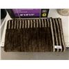 Image 2 : Eddie Bauer Brown Striped Bath Rug 30"x40"