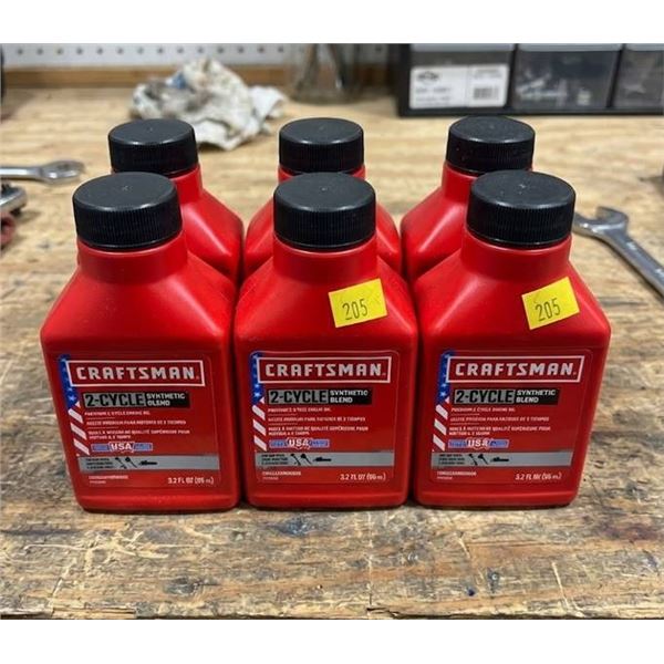 Craftsman 2-Cycle Synthetic Blend, 6 x 95ml