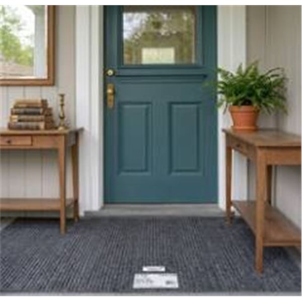 Sierra Style Polyester Rug 36"x48" Ash