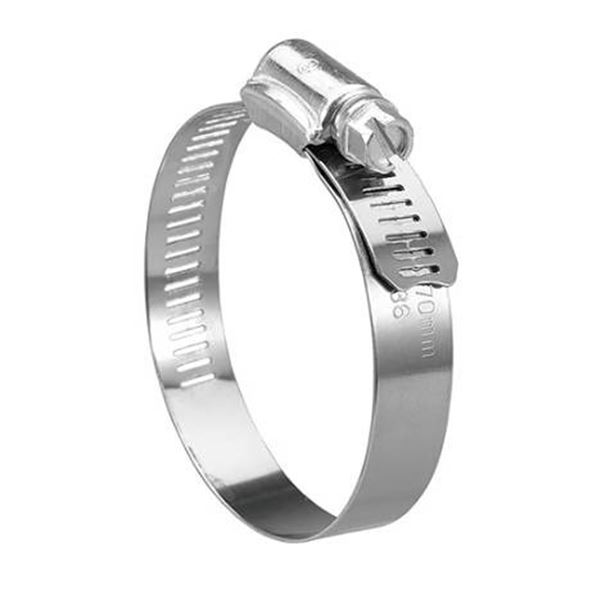 Bin of Stainless Steel Hose Clamps