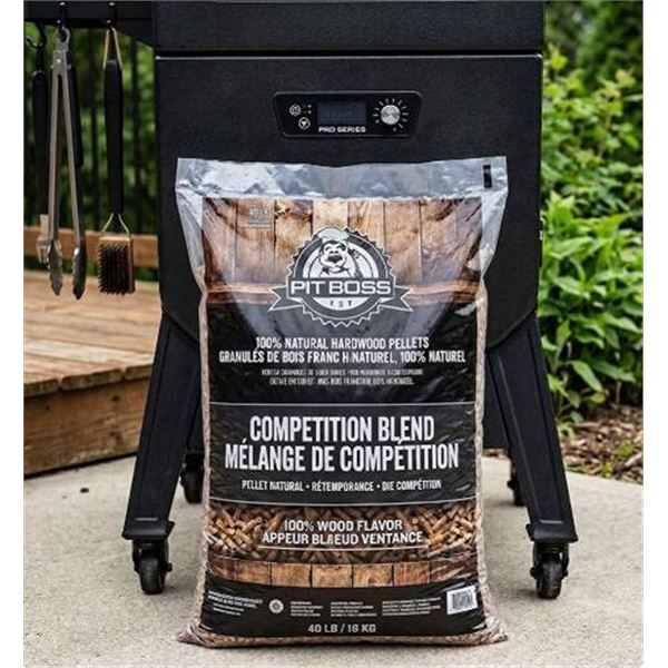 PitBoss Natural BBQ Hardwood Pellets 40 lbs