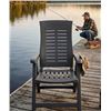 Image 2 : Lot of 2 Plastic Chairs, 42in x 27in