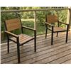 Image 1 : Lot of 2 Chairs, Approx. 10â€ x 34â€ x 21â€
