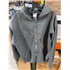 Image 2 : King Athletics Gray Zip-Up Hoodie, Large