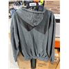 Image 3 : King Athletics Gray Zip-Up Hoodie, Large