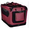 Image 1 : Amazon Basics 36 Inch Red Soft Pet Crate