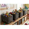 Image 1 : 2 Packs of 2 (4 bins total)-Â  AmazonBasics Storage Bins