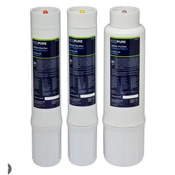EcoPure Undersink Filter Set ECOWPF