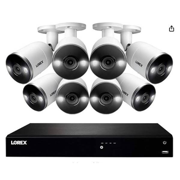 Lorex E893AB-Z8 4K IP Bullet Camera Set