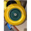 Image 4 : 3 Yellow Utility Cart Wheels