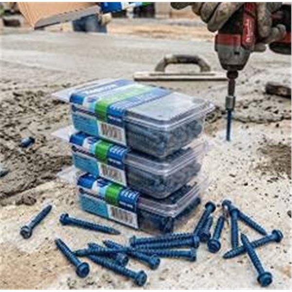 6 Tapcon 1/4 x 3-1/4 Inch Screws