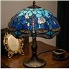 Image 1 : Tiffany Style Stained Glass Lamp Shade