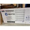Image 3 : Seville Classics Chrome 6-Shelf Rack