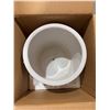 Image 5 : Rivet Mid-Century Ceramic Planter with Stand