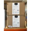 Image 2 : Amazon Basics Metallic Black Storage Bins, 2-