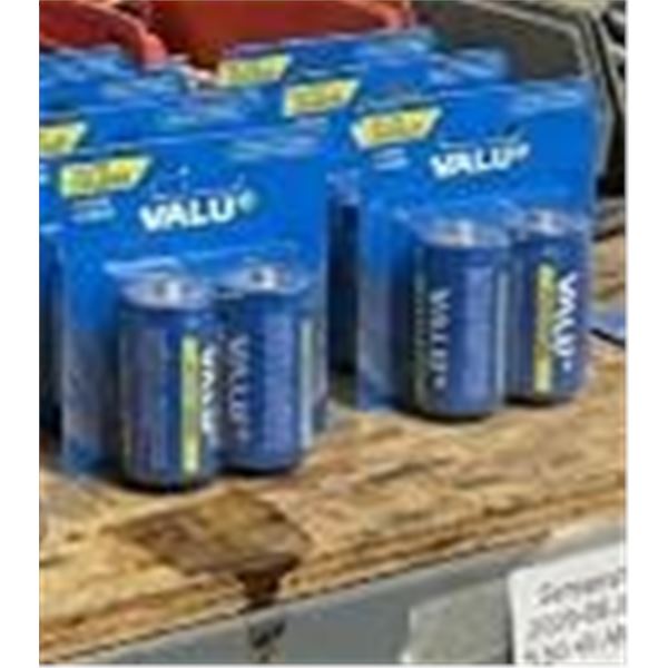 8 Packs VALU+ D 1.5V Batteries