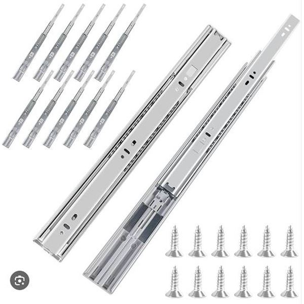 Pack of 10 Full-Extension Drawer Slides, 20"
