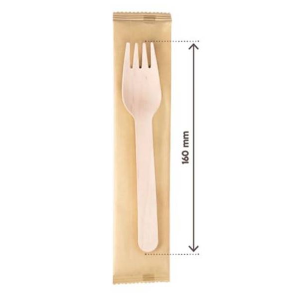 UPGC Paper Wrapped Birch Forks, 1000 Count