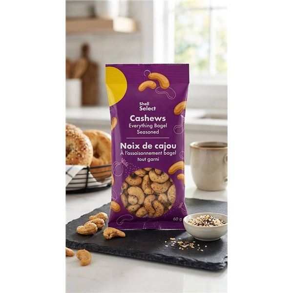 Shell Select Seasoned Cashews 30x60g