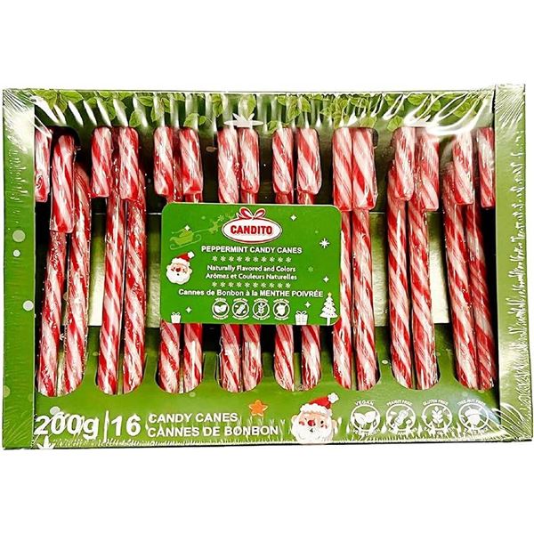 Candito Peppermint Candy Canes 5 x 200g