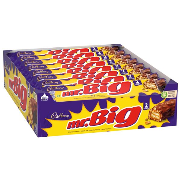 Cadbury Mr. Big Candy 24 x 90g Bars