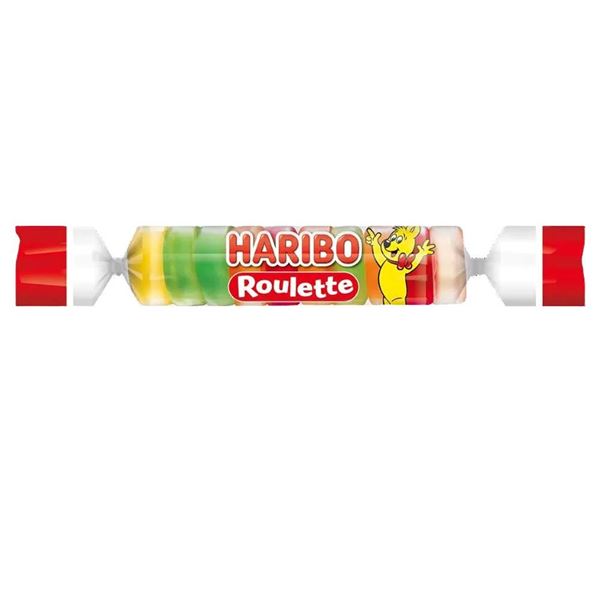 50 Haribo Roulette Rolls 25g Each