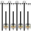 Image 1 : Awemim Hanging String Light Pole Set of 2