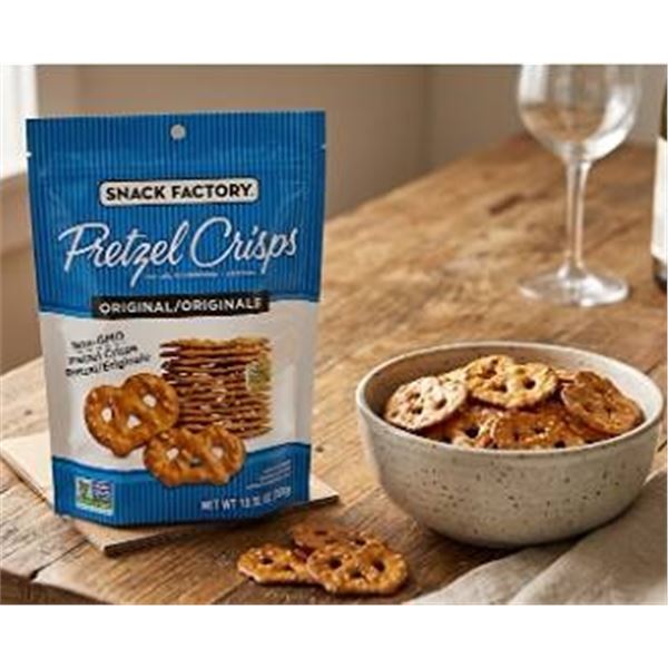 Snack Factory Pretzel Crisps 9 x 200g