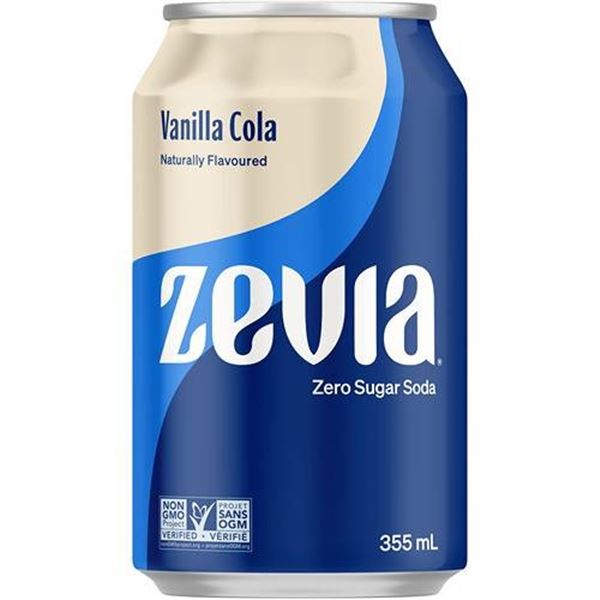 Zevia Vanilla Cola 6-Pack Soda Cans