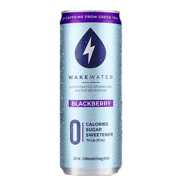 WakeWater Blackberry Sparkling Beverage 12 x 355ml