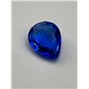 Image 3 : LOT of 10 Pear-Shaped Blue Gemstones - approx 2.75 carats TW
