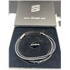 Image 3 : SERASAR Black Leather Bracelet in Box