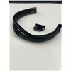 Image 6 : SERASAR Black Leather Bracelet in Box