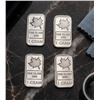 Image 1 : Lot of Four 1 Gram Silver Bars .999