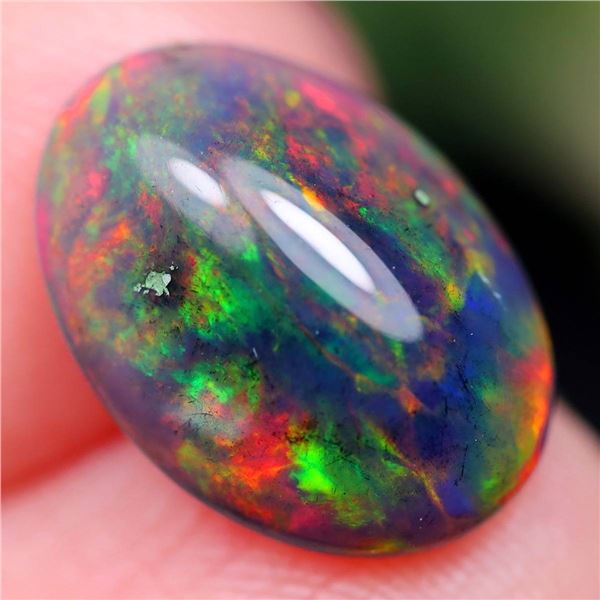 1.86 ct Certified Bright Flash Opal gemstone ($3,720 Appraisal)